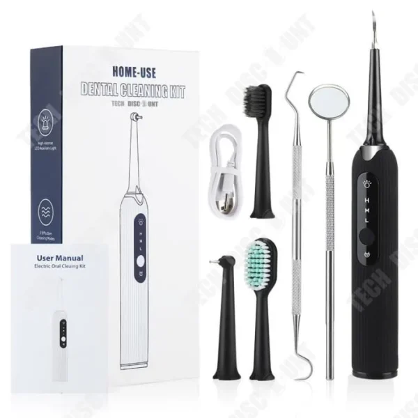 Nettoyeur de dents à ultrasons 3 vitesses